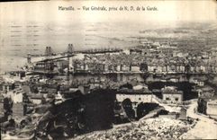CPA Marseille Vue generale prise de Notre Dame de la Garde 