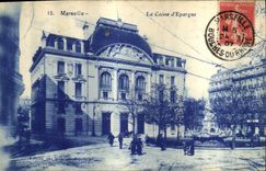 CPA Marseille La Caisse d'Espargne 