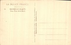 CPA Marseille Bouches du Rhone Notre Dame de la Garde 