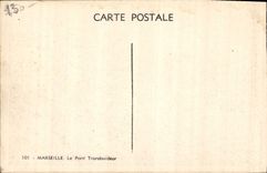 CPA Marseille Le Pont Transbordeur 