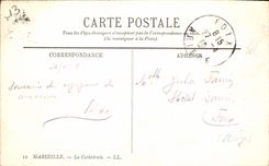 CPA Marseille La Cathedrale 