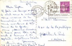 CPA Marseille Le Pont Transbordeur Bateaux