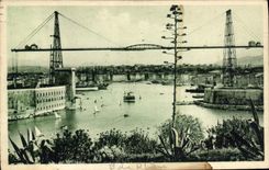 CPA Marseille Le Port et le Pont 