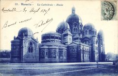 CPA Marseille La Cathedrale Abside 