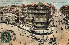 CPA Marseille Vue Perspective A gauche le Quai de la Fratermite 