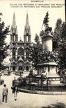 CPA Marseille Eglise des Reformes et le Monument des Mobiles 