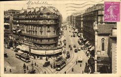 CPA Marseille Quai du Port et Rue de la Republique 