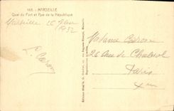 CPA Marseille Quai du Port et Rue de la Republique 