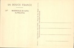 CPA Marseille Bouches du Rhone La Porte d'Aix 