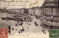 CPA Marseille Le Quai du Port 