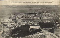 CPA Marseille Vue generale prise de Notre Dame de la Garde 