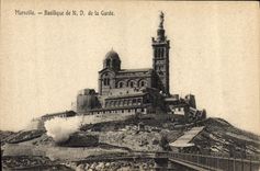 CPA Marseille Basilique de Notre Dame de la Garde 