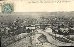 CPA Marseille Vue generale prise de Notre Dame de la Garde 