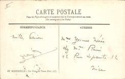 CPA Marseille Un Coin du Vieux Port 