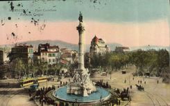 CPA Marseille Place Castellane Fontaine Cantini 