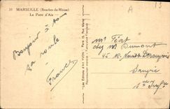 CPA Marseille Bouches du Rhone La Porte d'Aix 