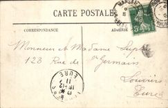 CPA Marseille La Cathedrale prise de la Jetee de la Joliette 