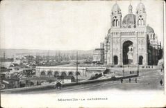 CPA Marseille La Cathedrale 