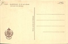 CPA Marseille Notre Dame de la Garde Interieur de la Basilique 