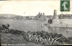 CPA Marseille Panorama pris de l'institut Pasteur 