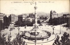 CPA Marseille Fontaine Cantini Place Castellane 