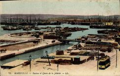 CPA Marseille Bassins et Quais de la Joliette 
