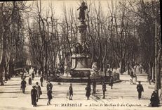 CPA Marseille Allees de Meilhan des Capucines 