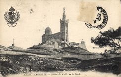 CPA Marseille Colline de Notre Dame de la Garde 
