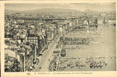 CPA Marseille Vue generale prise du Pont Transbordeur 