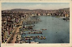 CPA Marseille Quai du Port 
