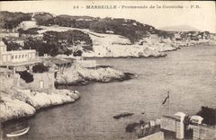 CPA Marseille Promenade de la Corniche 