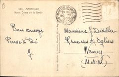 CPA Marseille Notre Dame de la Garde 