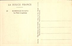 CPA Marseille Bouches du Rhone Le Palais Longchamp 