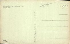 CPA Marseille L'Hotel de Ville 