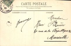 CPA Marseille Vue a vol d'Oiseau 