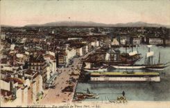CPA Marseille Vue generale du Vieux Port 