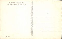 CPA Marseille Bouches du Rhone Le Vieux Port et la Ville 