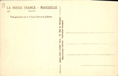 CPA Marseille Vue generale sur le Vieux Port et la Joliette 