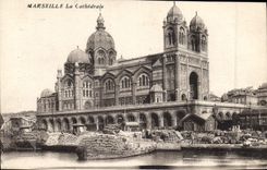 CPA Marseille La Cathedrale 