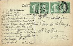 CPA Marseille Notre Dame de la Garde vue de la Montee des Oblats 