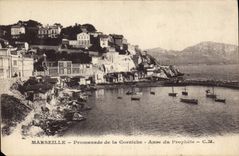CPA Marseille Promenade de la Corniche Anse du Prophete 
