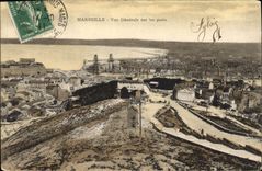 CPA Marseille Vue Generale sur les Ports 