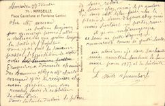 CPA Marseille Place Castellane et Fontaine Cantini 