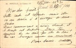 CPA Marseille Le Chateau d'If 