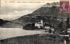 CPA Annecy DUingt Chateaux de Dere et de Duingt 