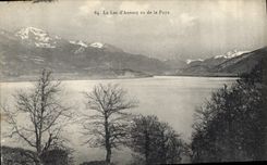 CPA Le Lac d'Annecy vu de la Puya 