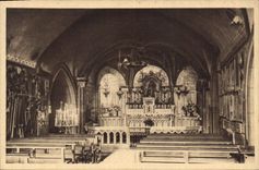 CPA Sanctuaire de Notre Dame de Myans Chapelle Souterraine Les Ex voto 