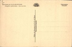 CPA Sanctuaire de Notre Dame de Myans Chapelle Souterraine Les Ex voto 