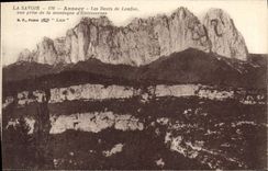 CPA La Savoie Annecy Les Denis de Lanfon vue prise de la Montagne d'Entrevernes 