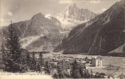 CPA Les Praz et l'Aiguille du Dru 